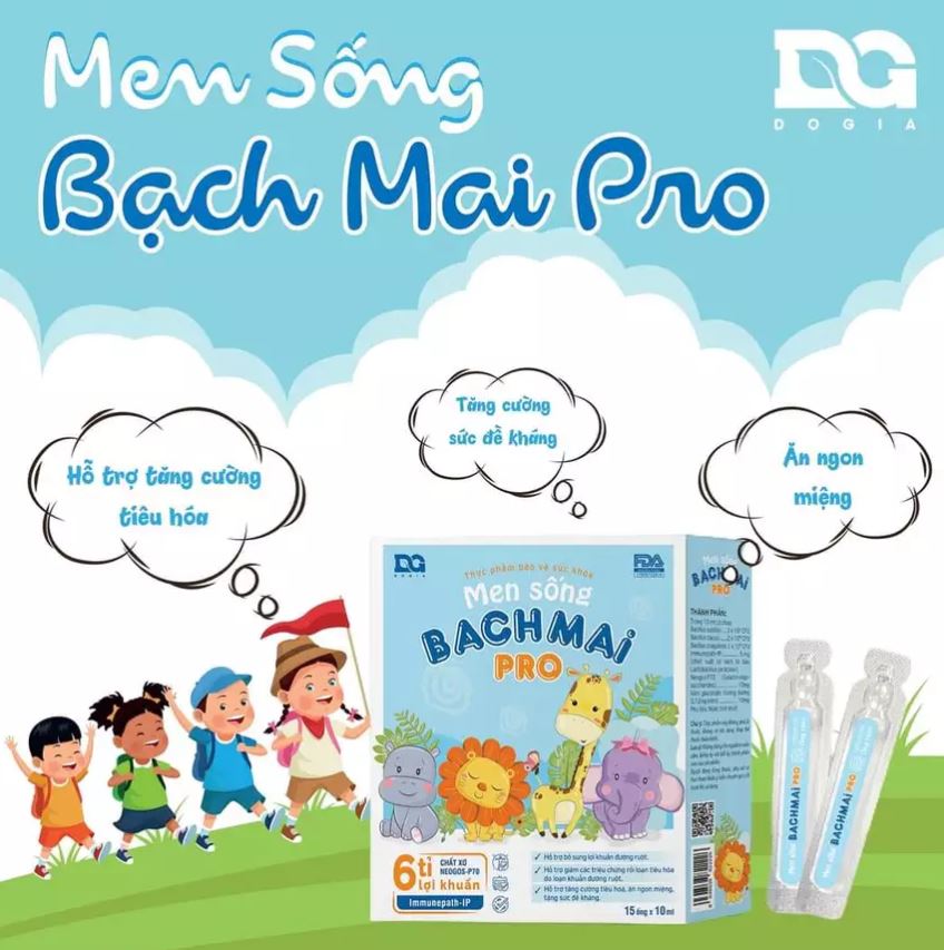 Men Sống Bạch Mai Pro – Bổ sung lợi khuẩn, cân bằng hệ vi sinh đường ruột