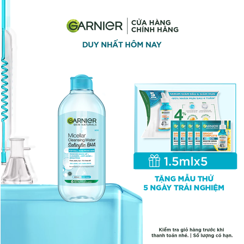 Nước Tẩy Trang Garnier Micellar Cleansing Water 400ml – Ưu đãi trên Shopee